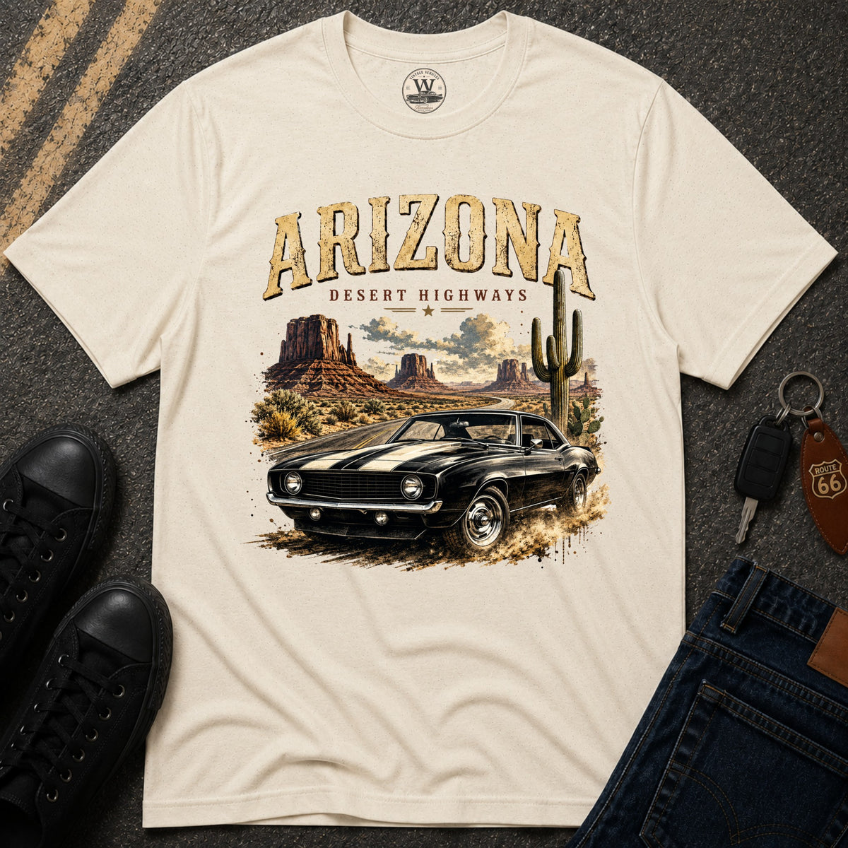 Arizona Desert Car T-Shirt