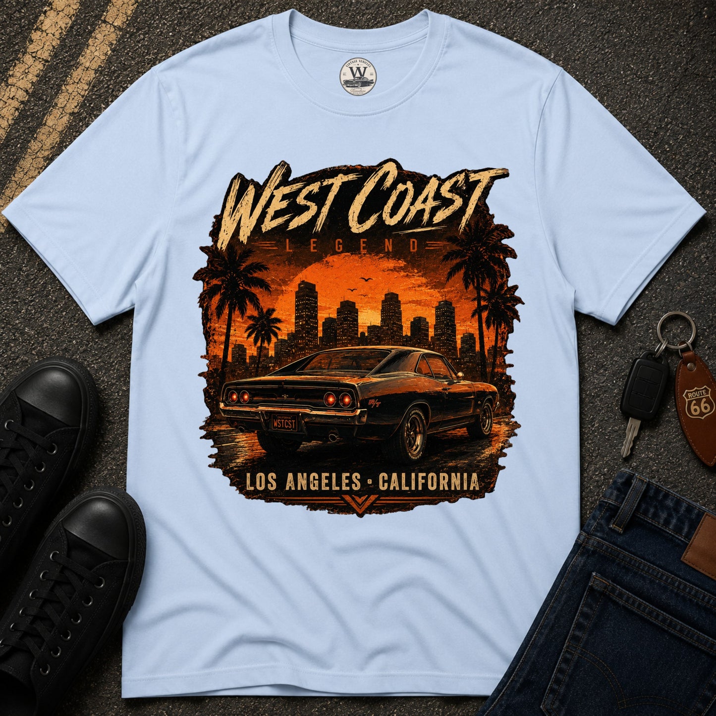 West Coast Legend – Vintage Muscle Car Tee