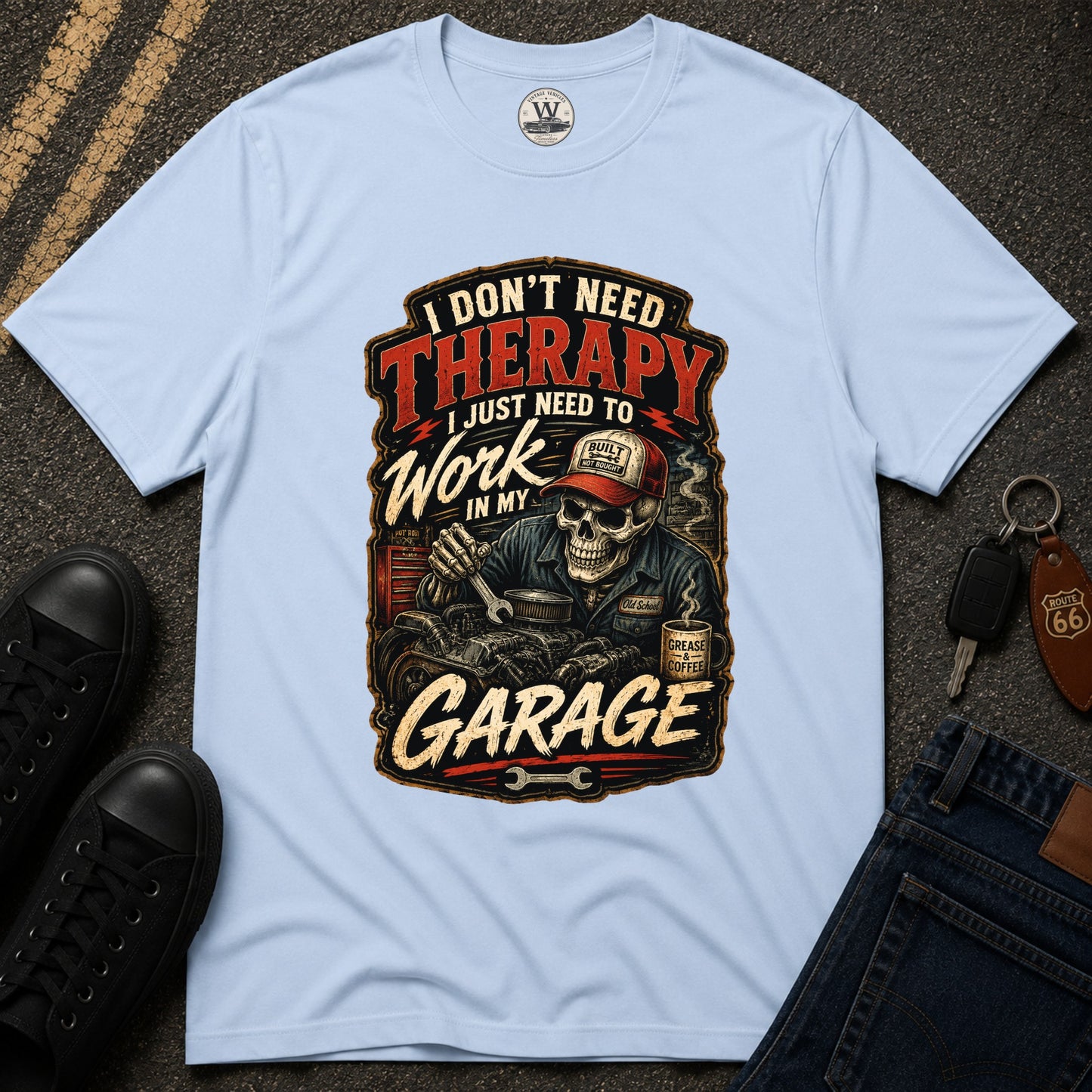 I Don't Need Therapy – Garage Mechanic Tee