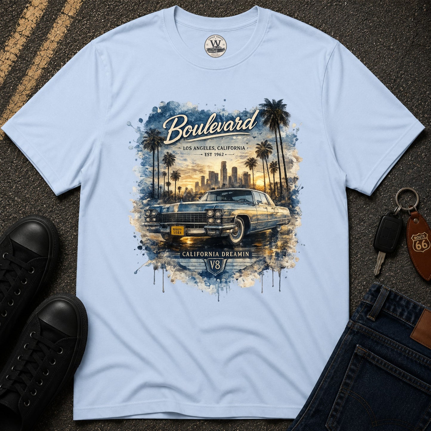 LA Boulevard – Vintage Vehicle Tee