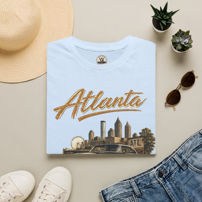 Atlanta Built in the South Vintage Car Tee