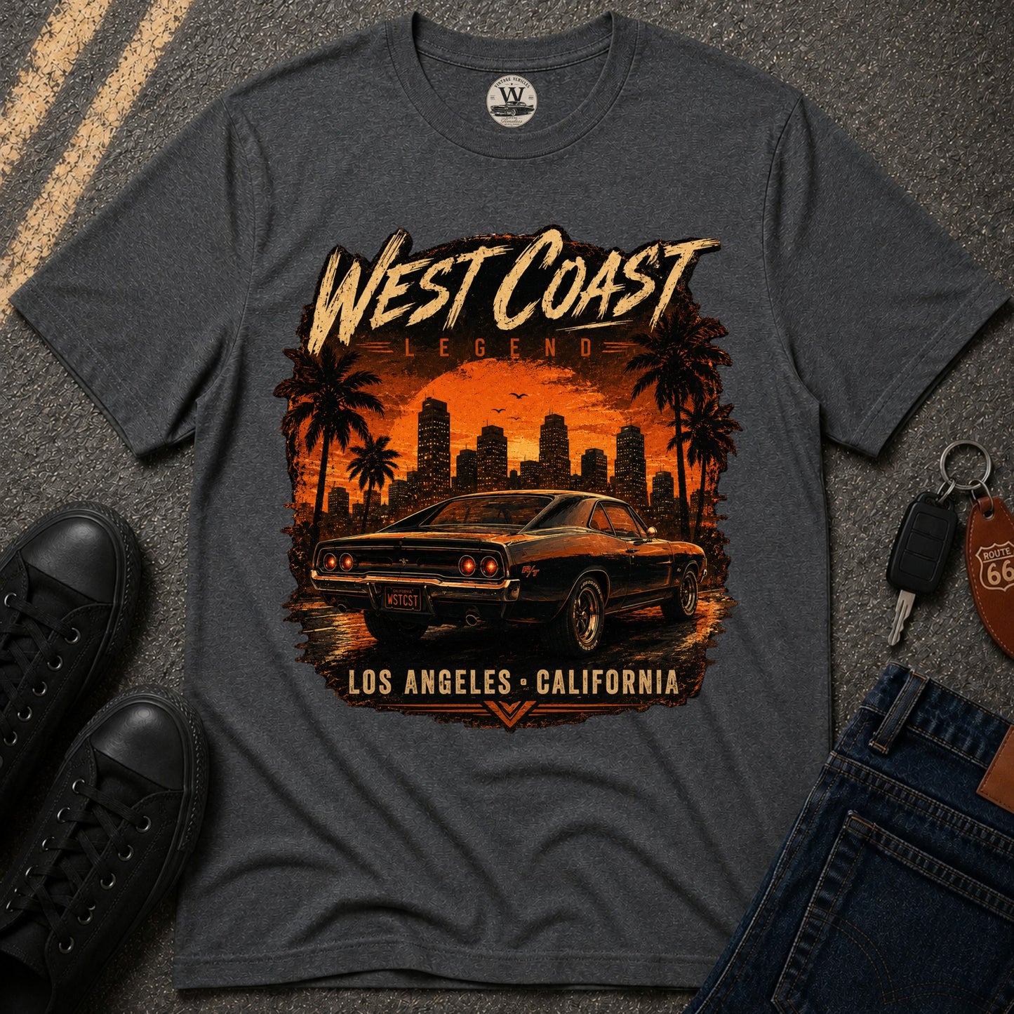 West Coast Legend – Vintage Muscle Car Tee
