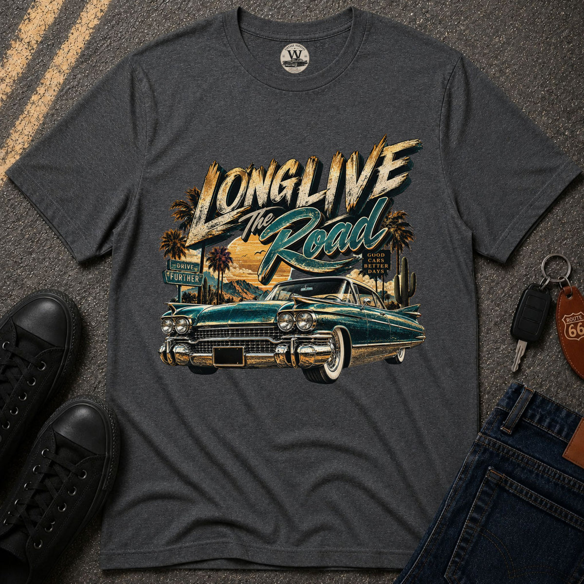 Long Live Roads T-shirt