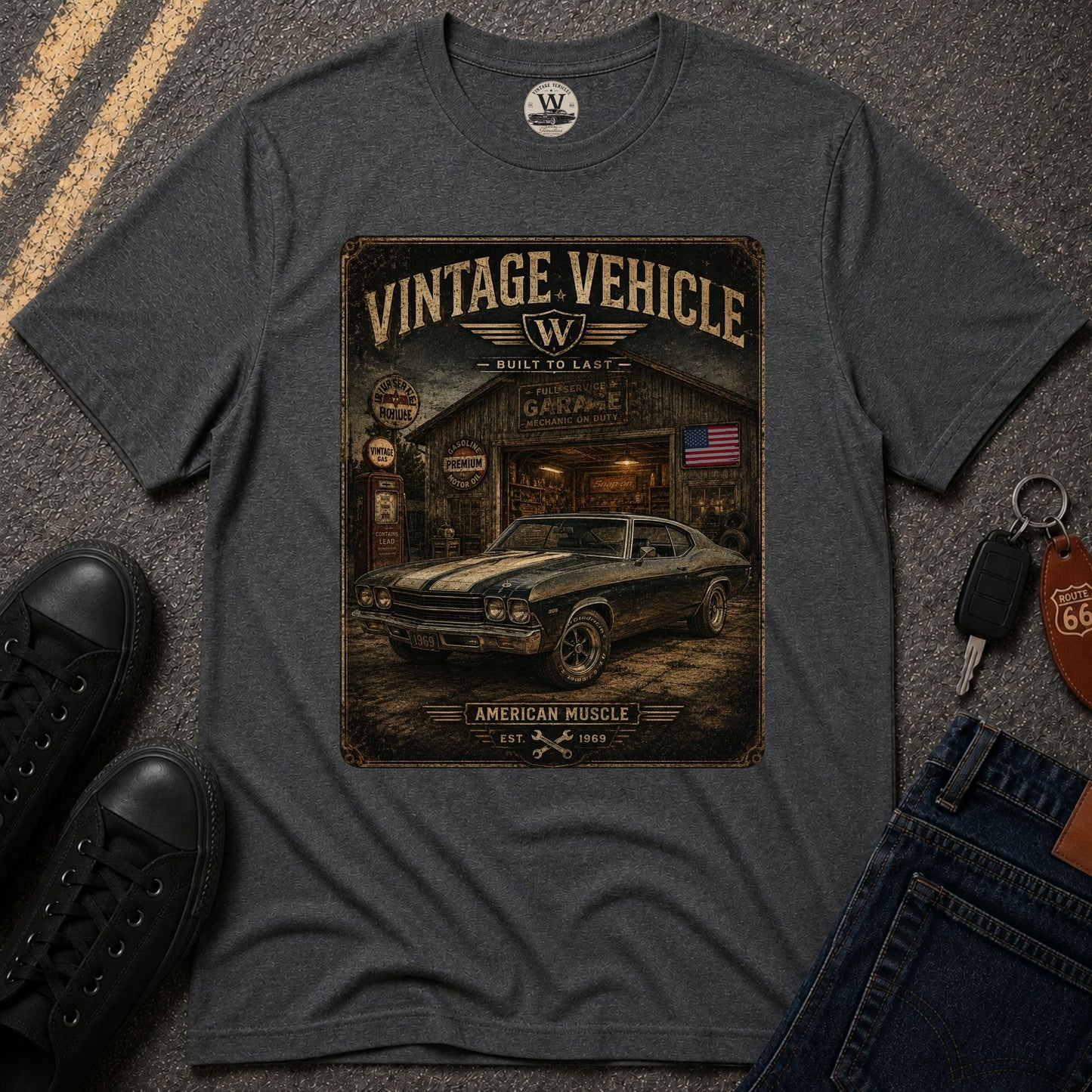 American Muscle Garage T-Shirt