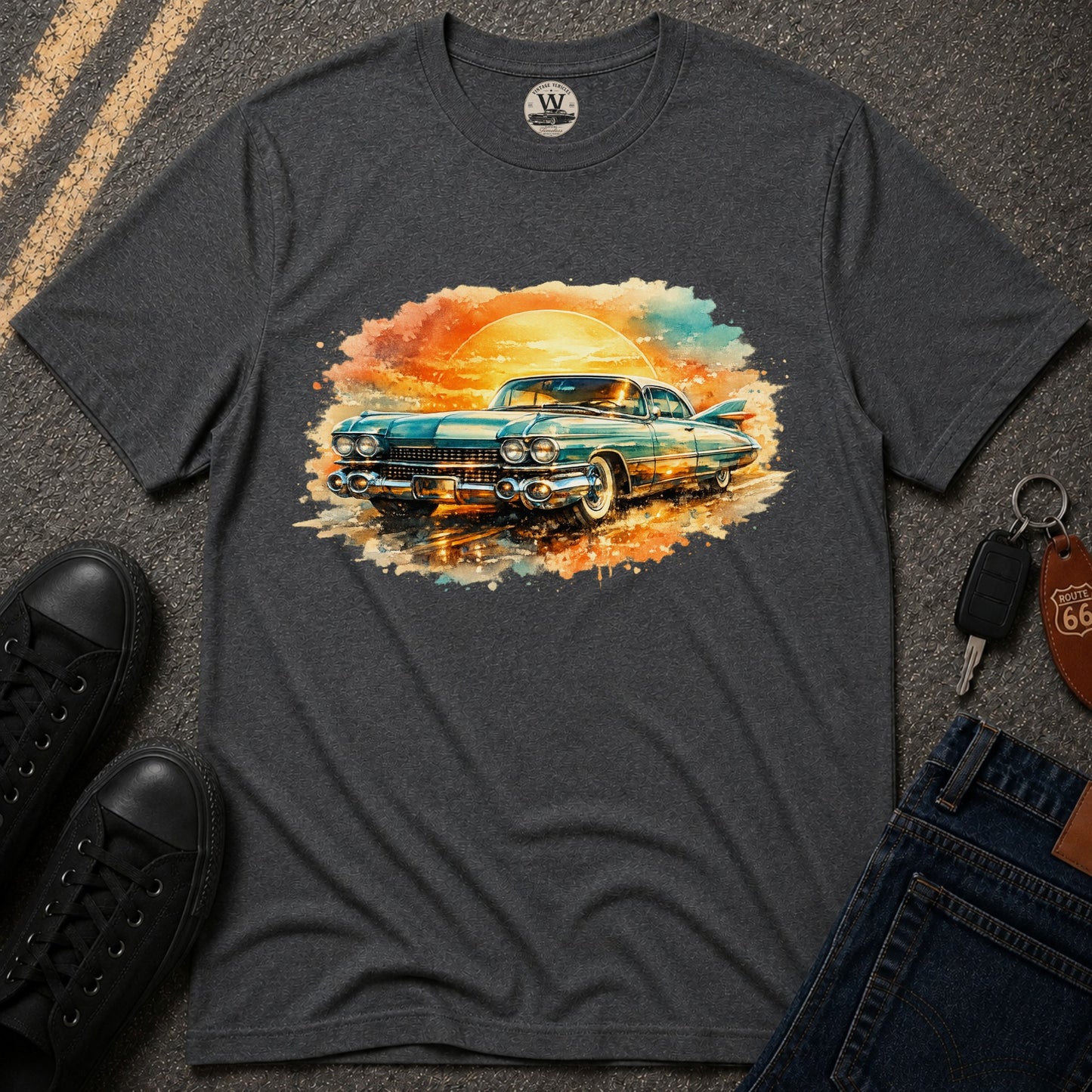 Golden Sunset Cruiser Tee
