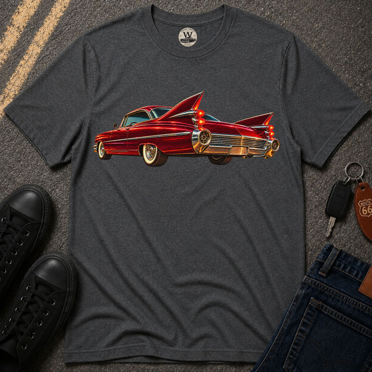 Crimson Tailfin T-shirt