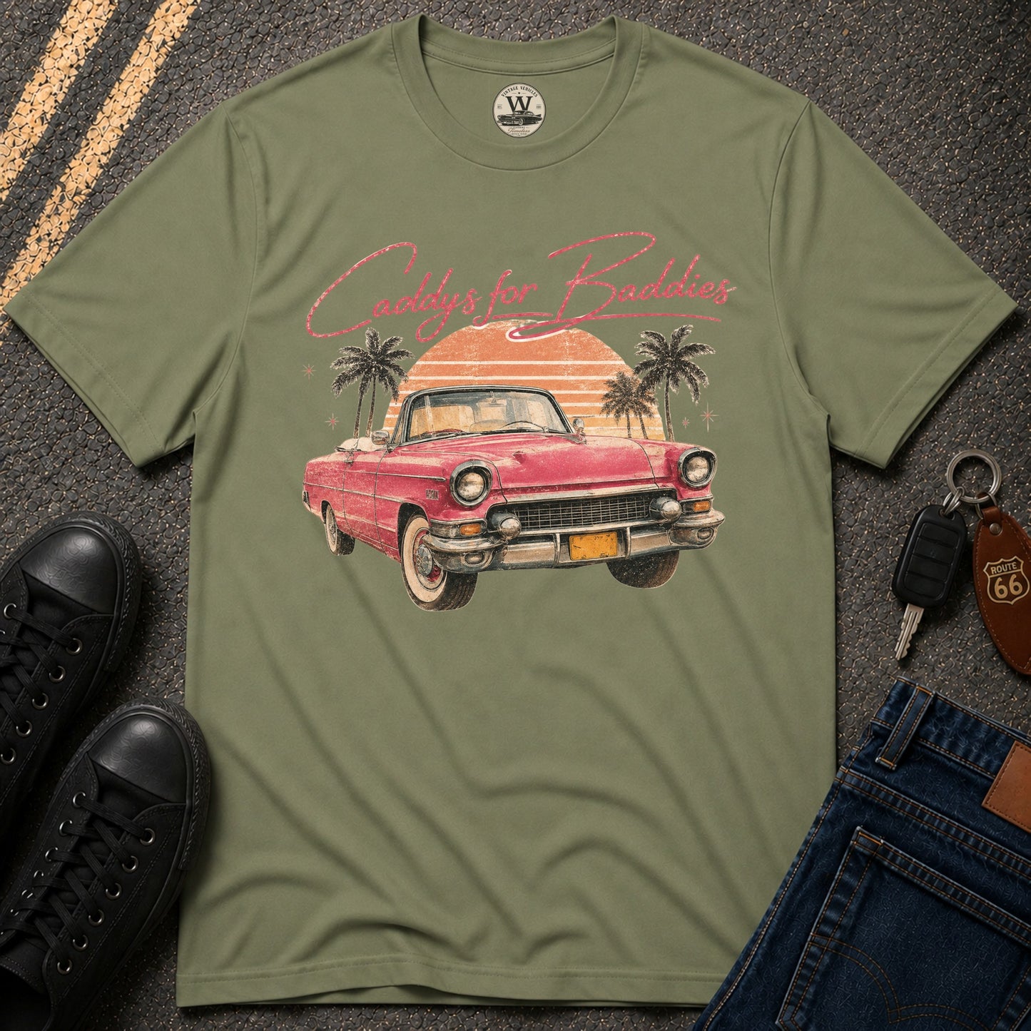 Caddys for Baddies Cruiser Tee