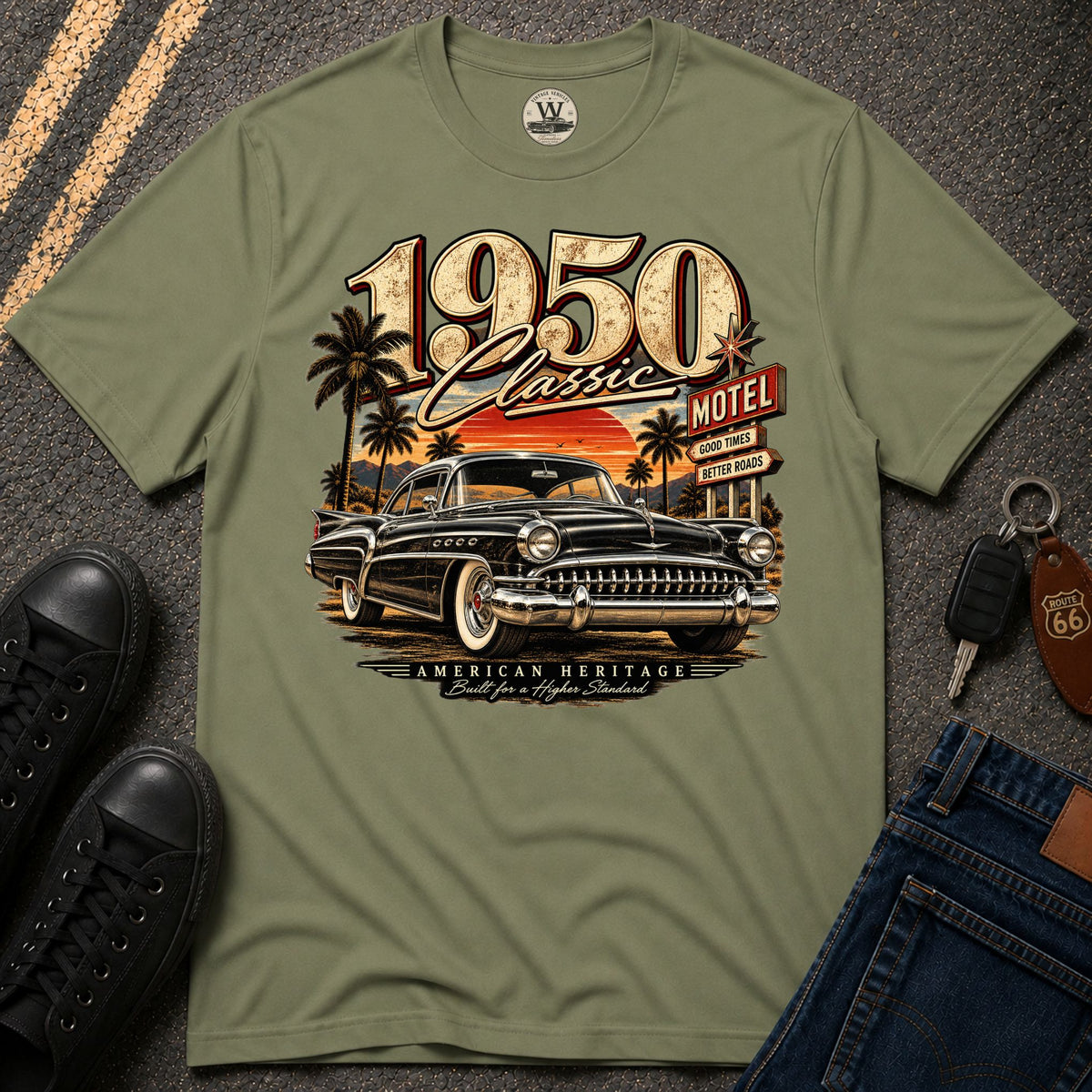 1950 Golden Highway T-shirt