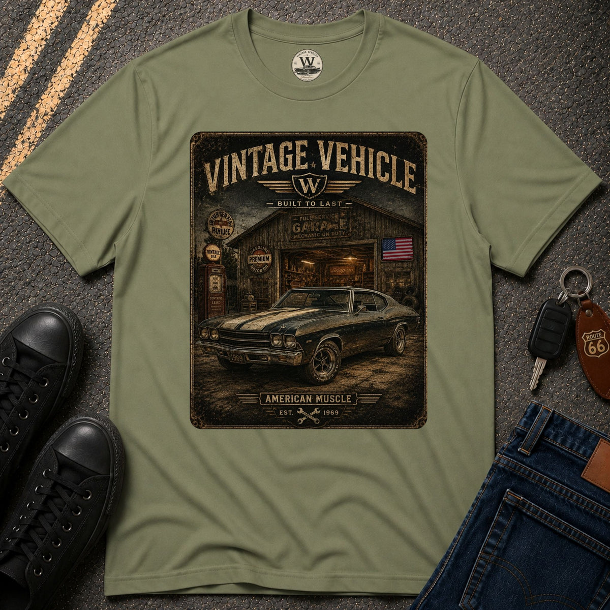 American Muscle Garage T-Shirt