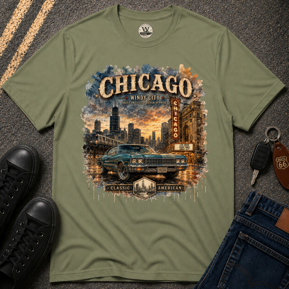Chicago Streets & Steel T-Shirt