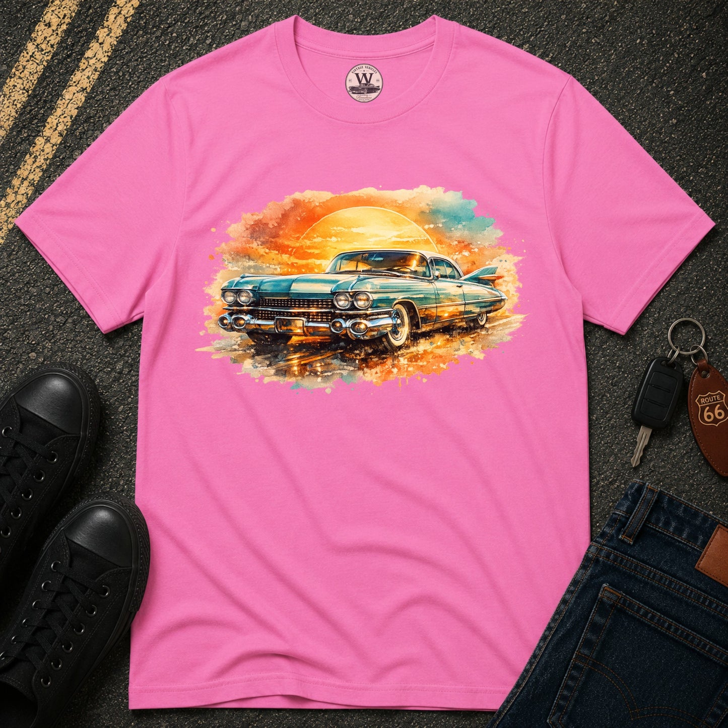 Golden Sunset Cruiser Tee