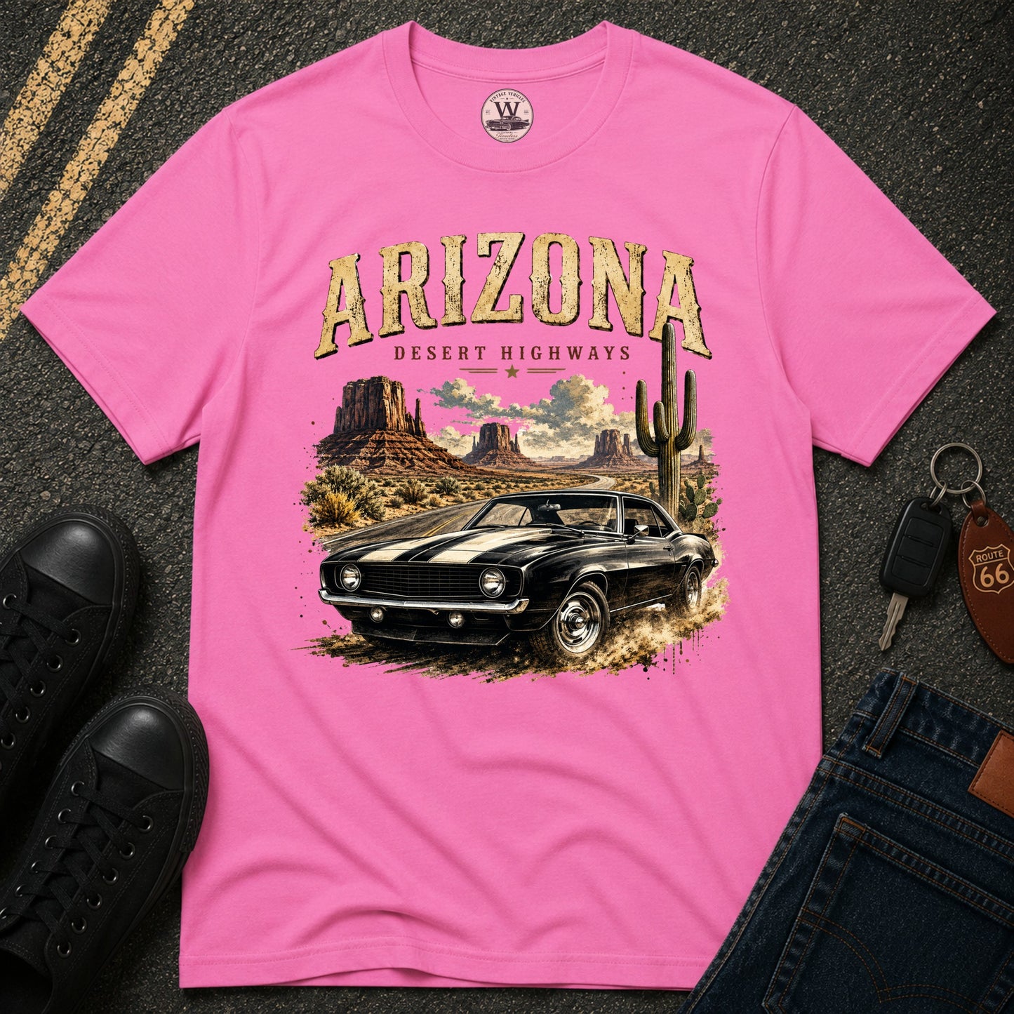 Arizona Desert Car T-Shirt