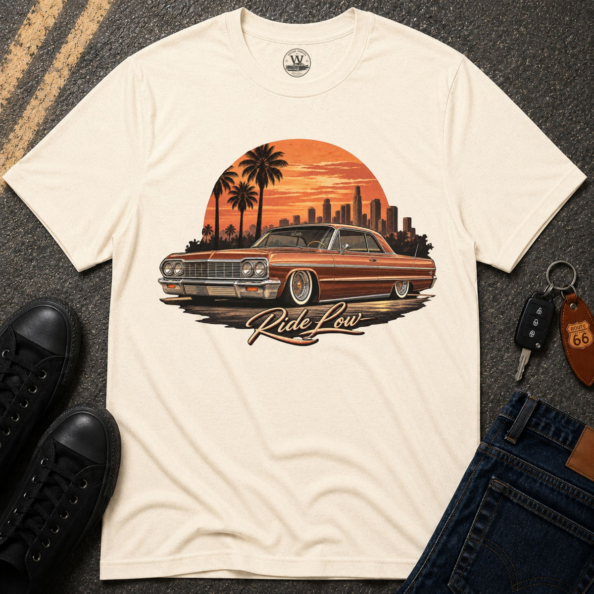 Sunset Lowrider T-shirt