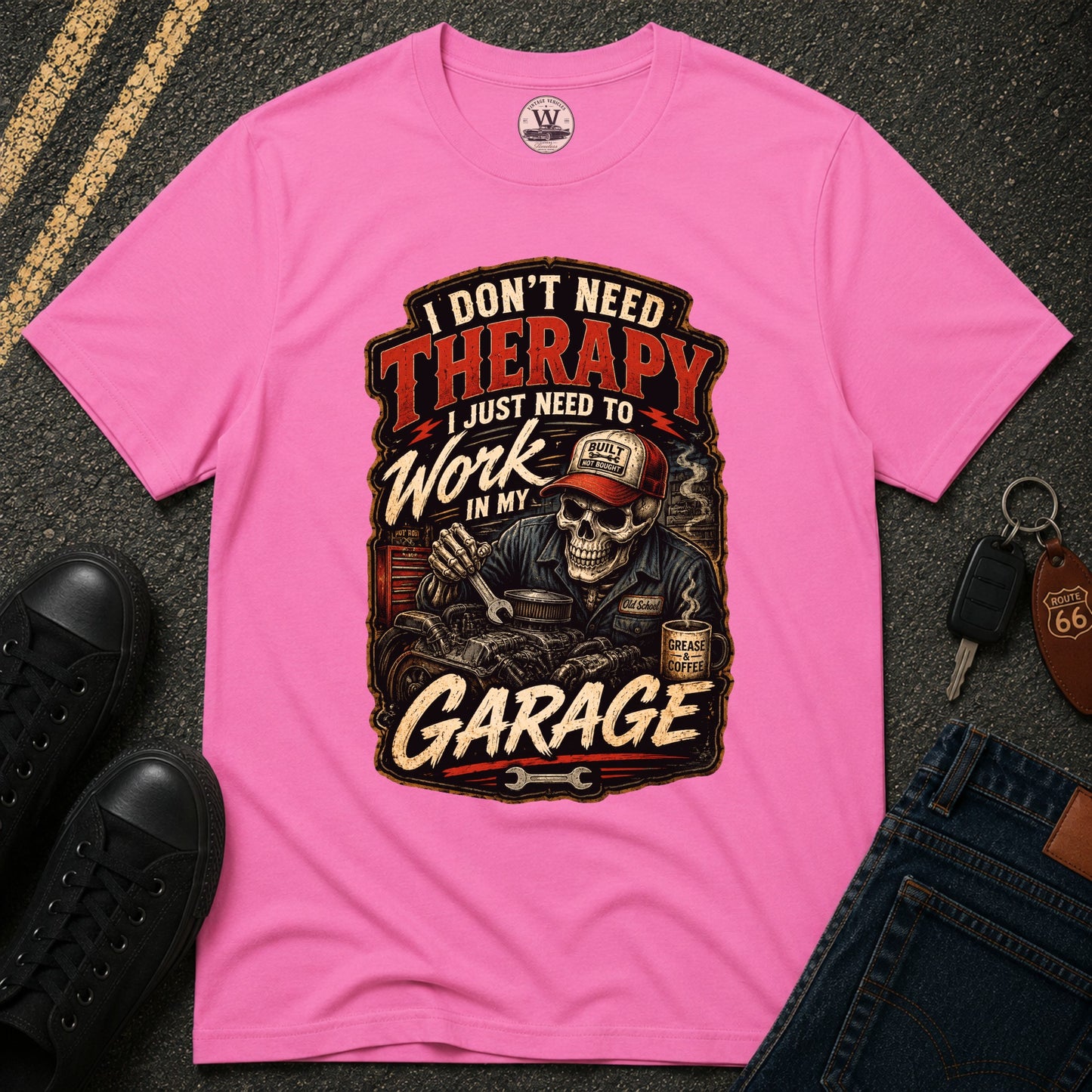I Don't Need Therapy – Garage Mechanic Tee