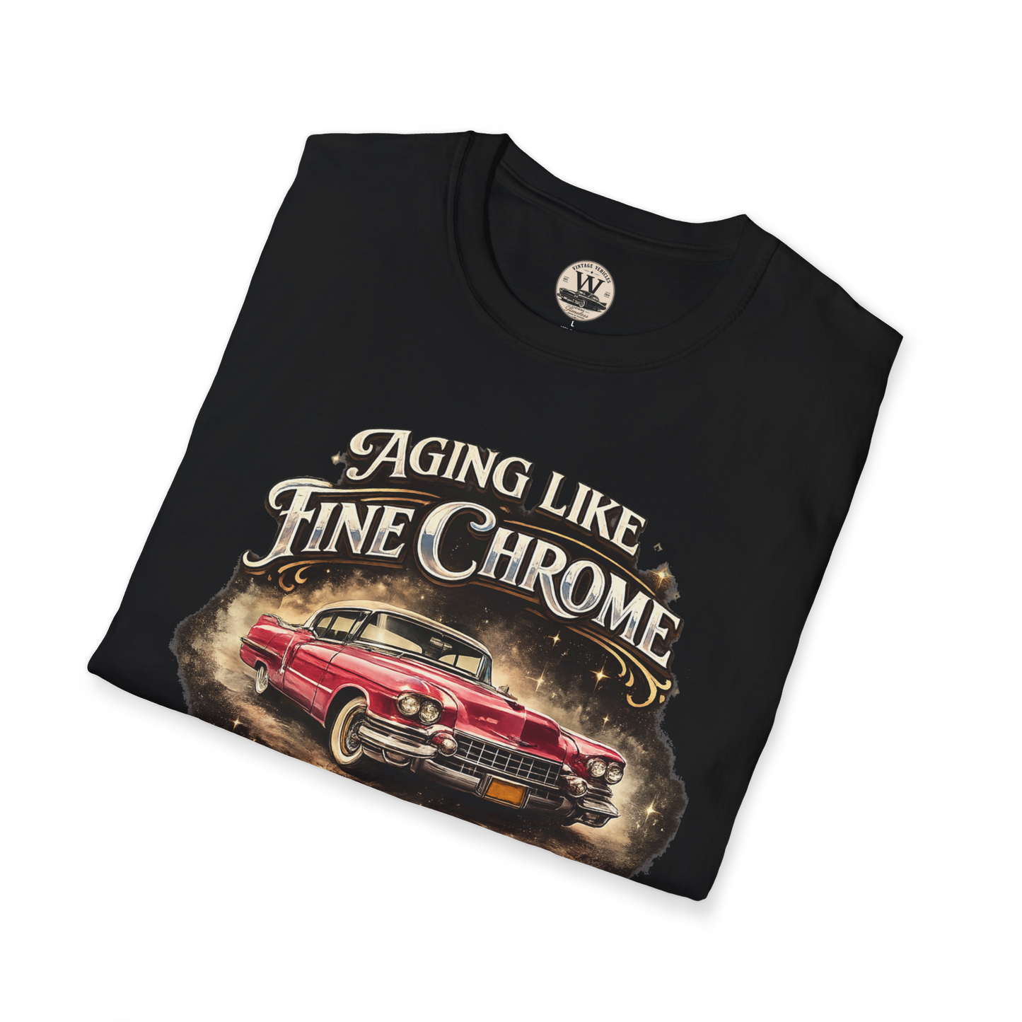 Aging Like Fine Chrome – Classic Car Tee