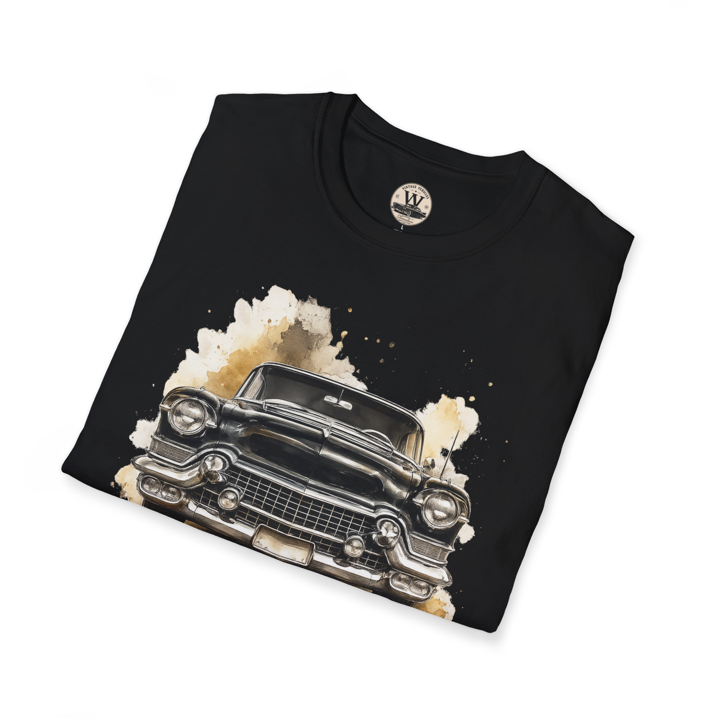 Vintage American Car Watercolor Graphic Tee