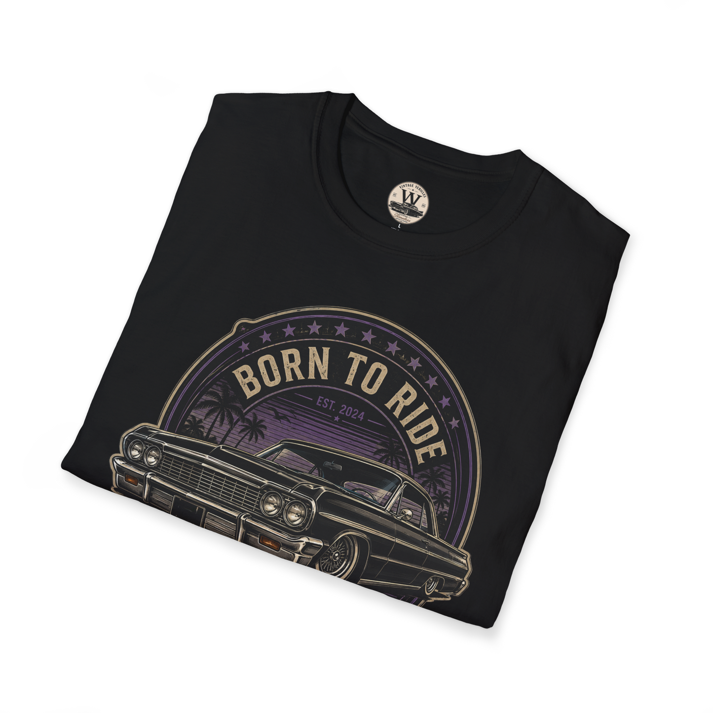 Born To Ride – Classic Lowrider Tee