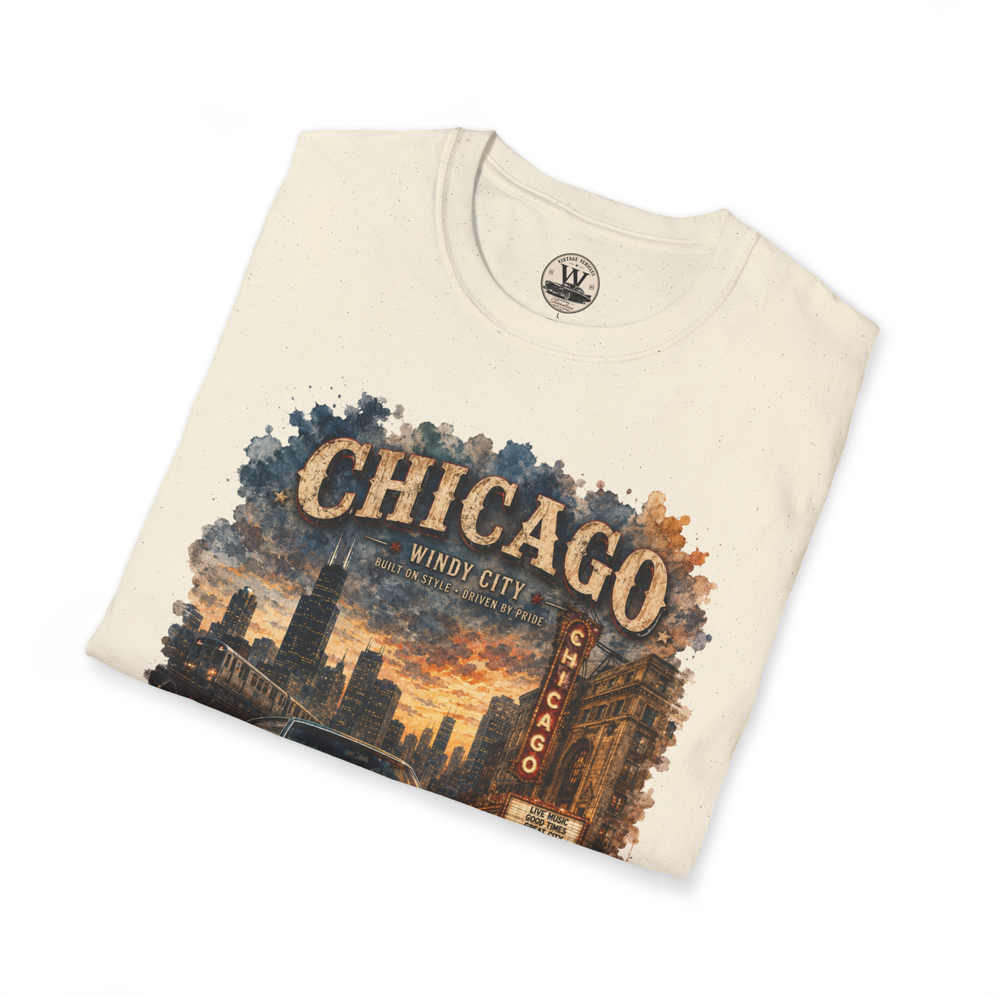 Chicago Streets & Steel Tee