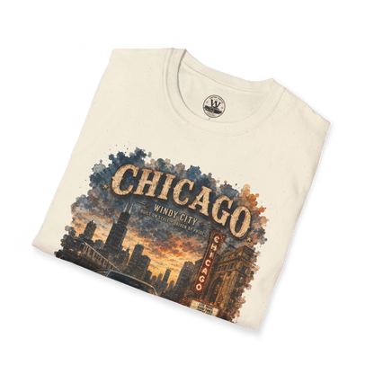 Chicago Streets & Steel Tee