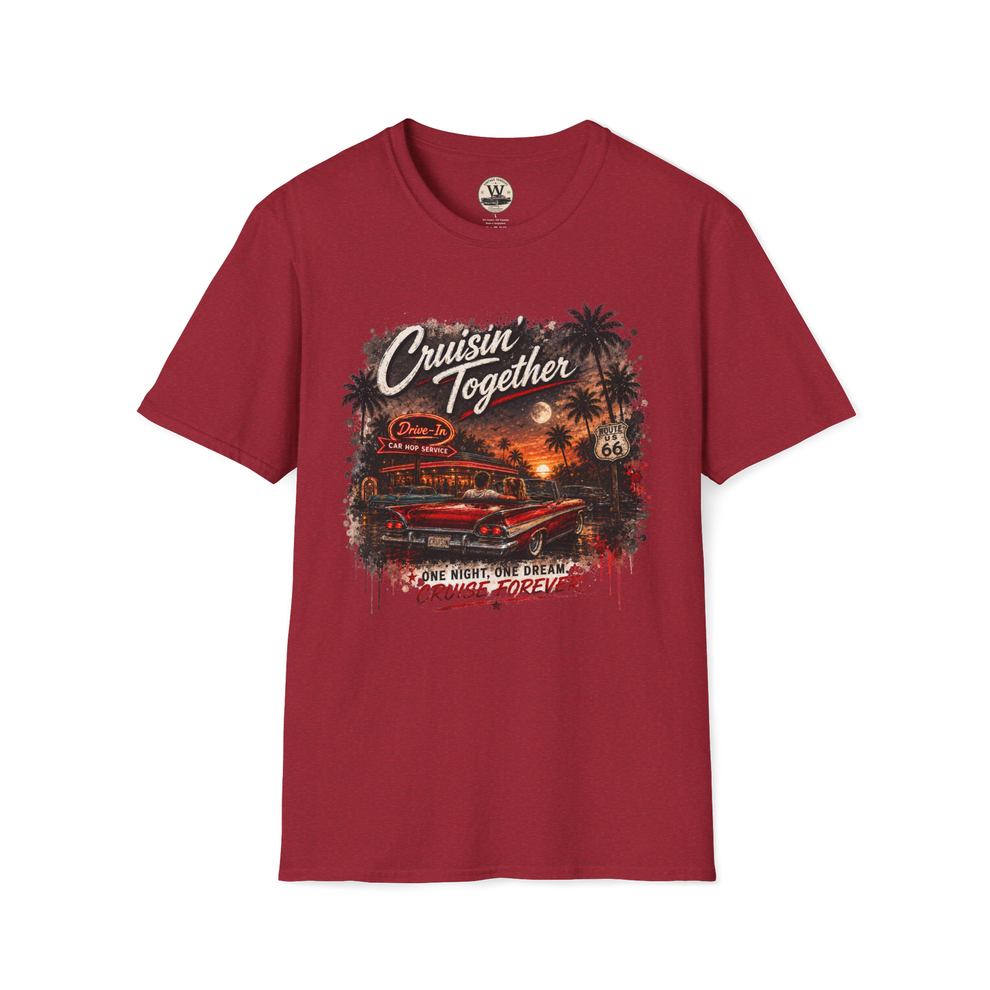 Cruisin' Together Red Convertible Tee