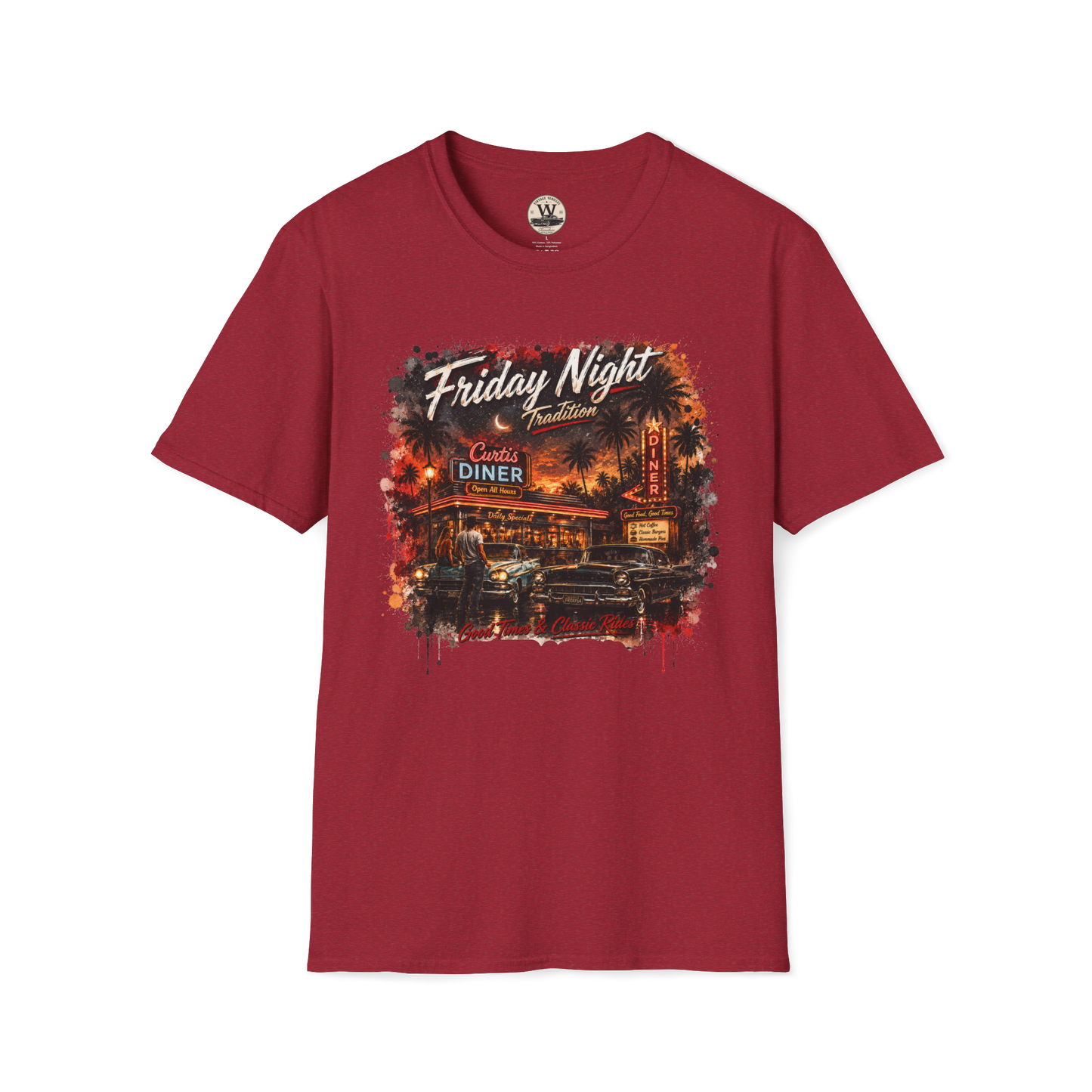 Friday Night Tradition Vintage Car Tee