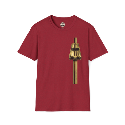 Gold Racer Stripe – Vintage Car Tee