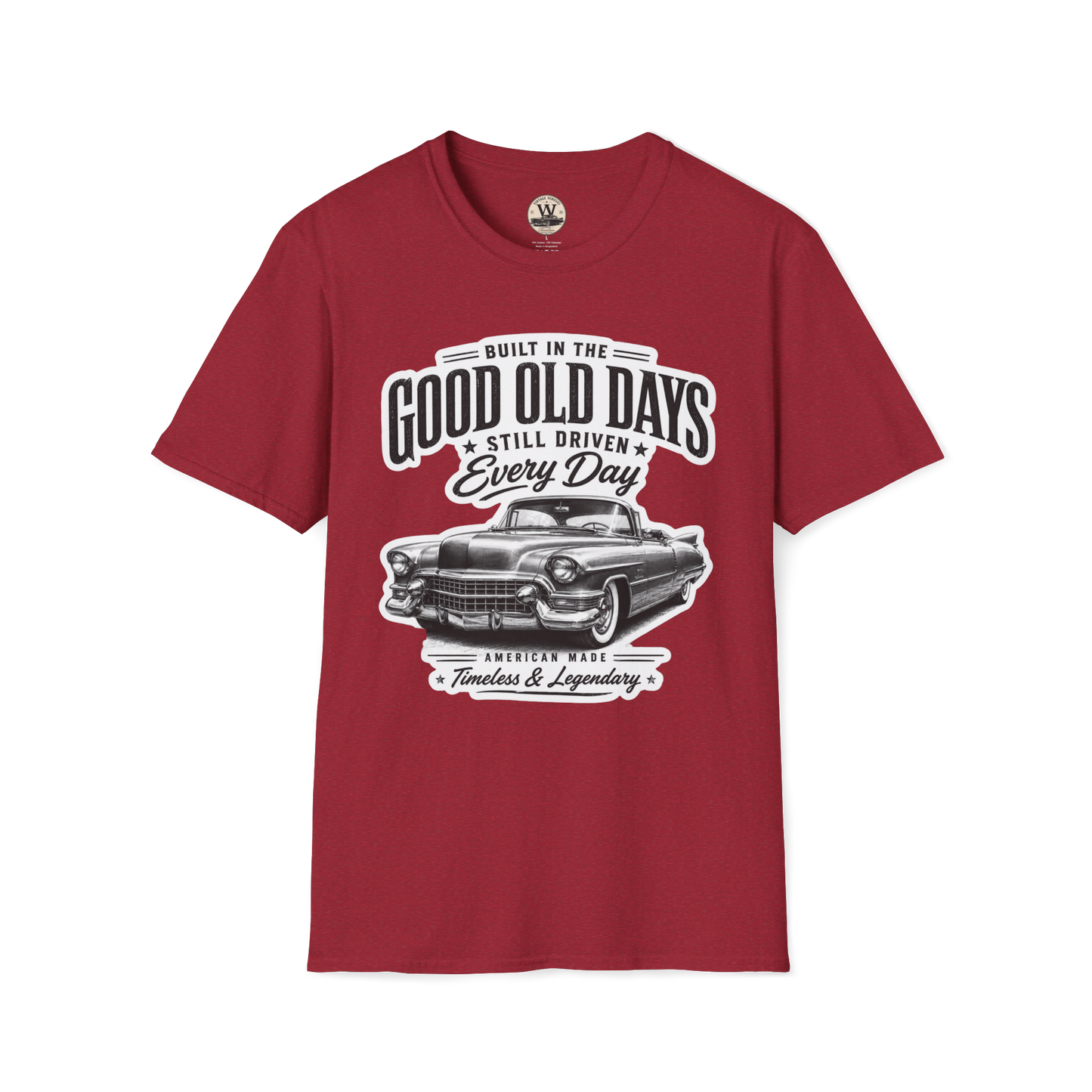 Built In The Good Old Days – Classic Car Tee