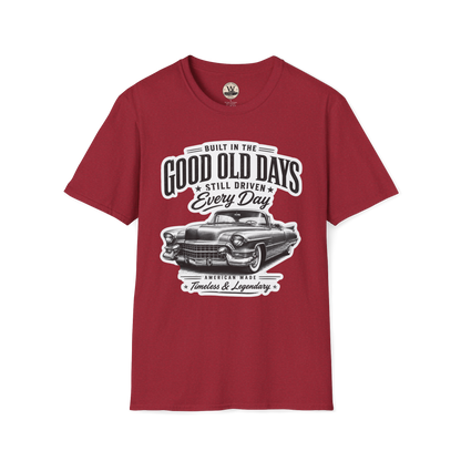 Built In The Good Old Days – Classic Car Tee