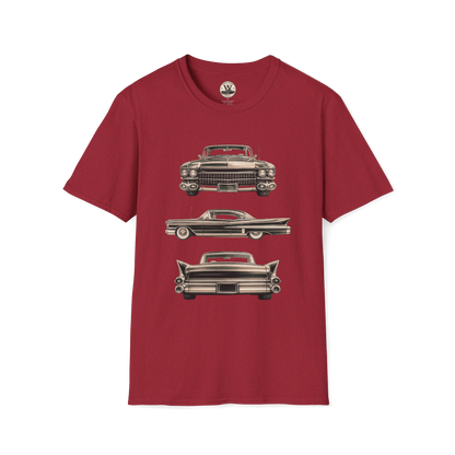 Classic American Car Three-View Graphic Tee