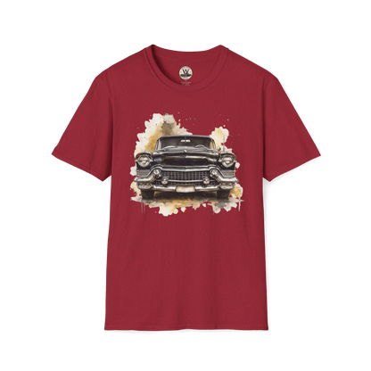 Vintage American Car Watercolor Graphic Tee