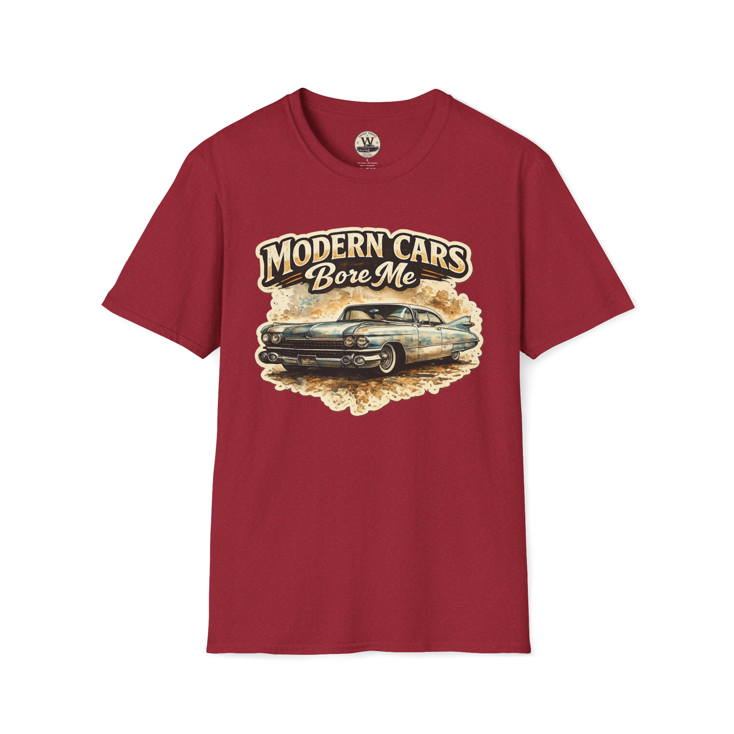 Modern Cars Bore Me Vintage Classic Car Tee