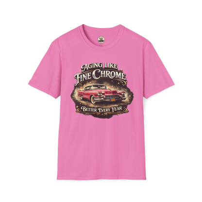 Aging Like Fine Chrome – Classic Car Tee