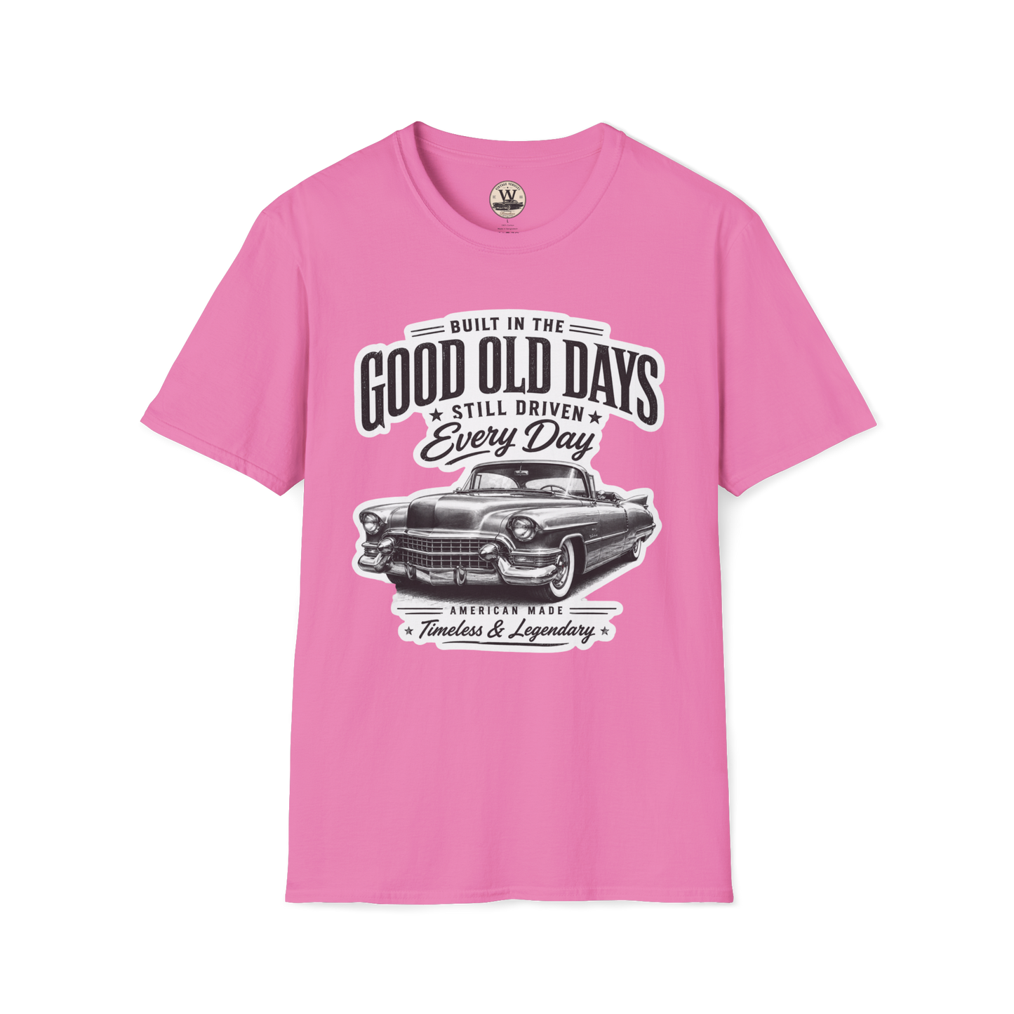 Built In The Good Old Days – Classic Car Tee