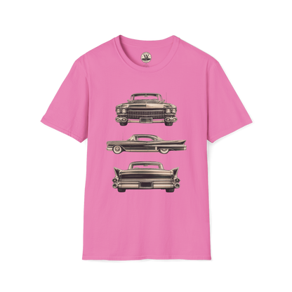 Classic American Car Three-View Graphic Tee