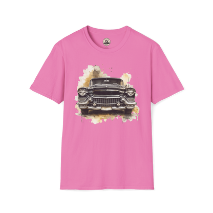 Vintage American Car Watercolor Graphic Tee