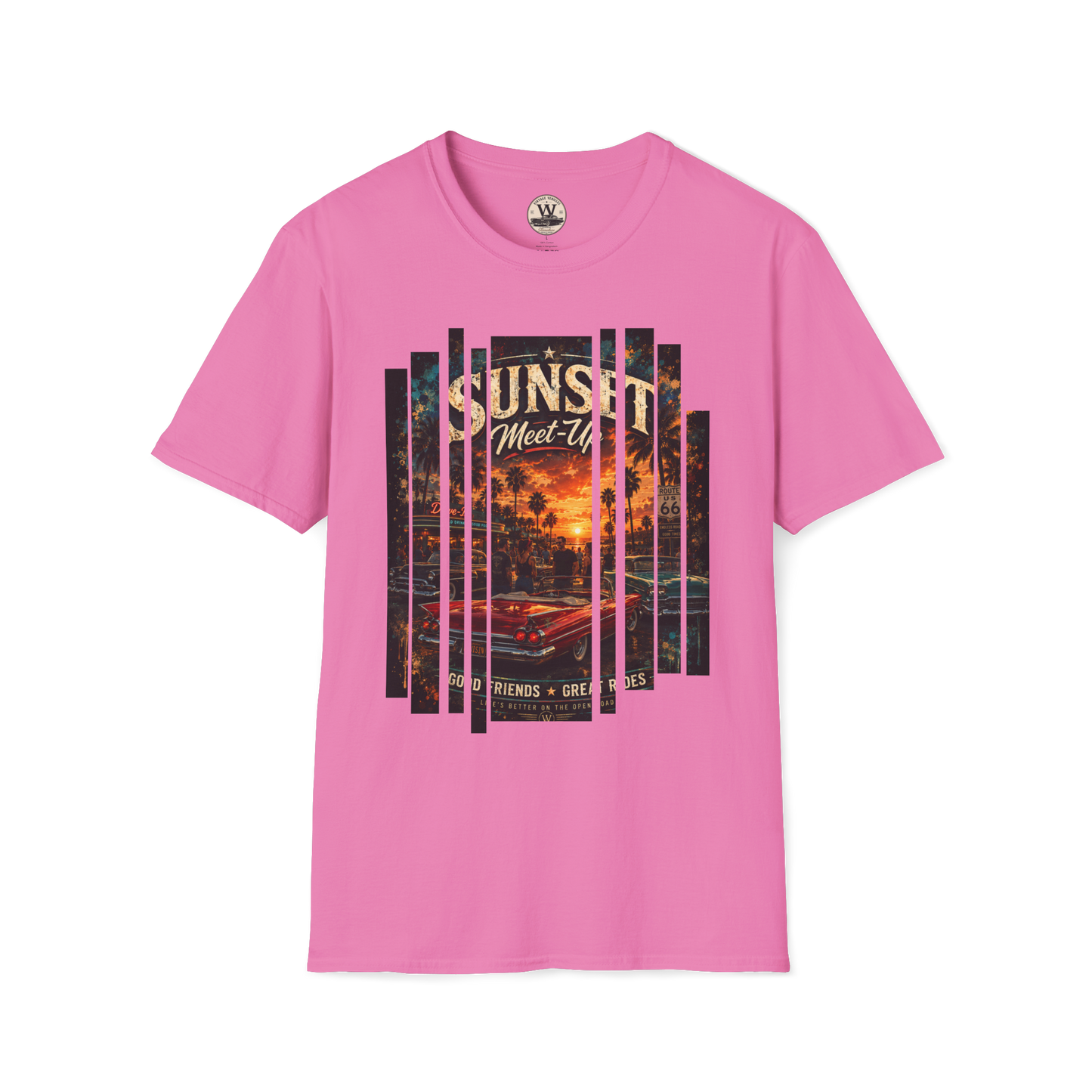 Sunset Meet-Up Classic Car Show Tee