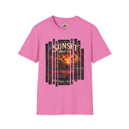 Sunset Meet-Up Classic Car Show Tee