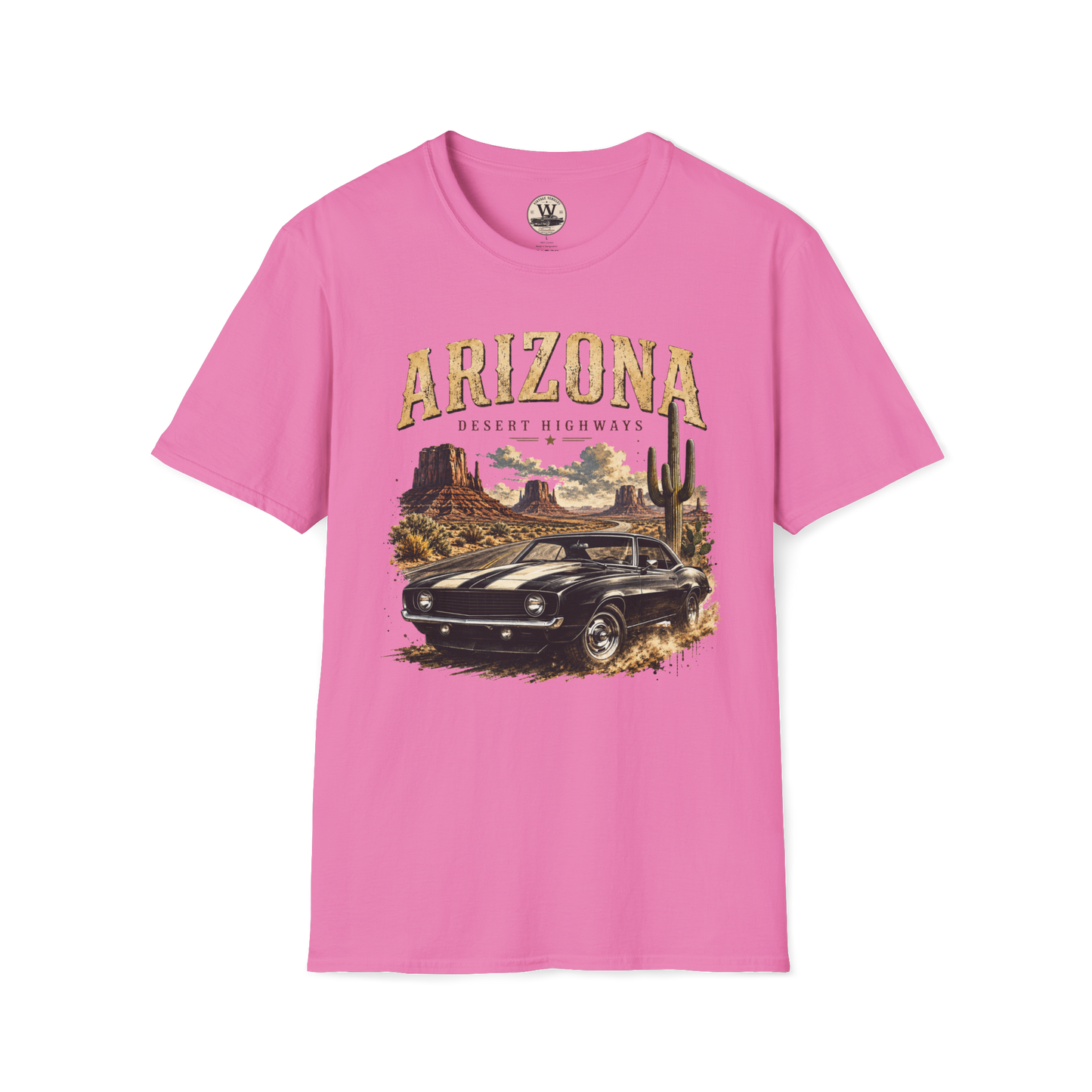 Arizona Desert Highways Vintage Car Tee