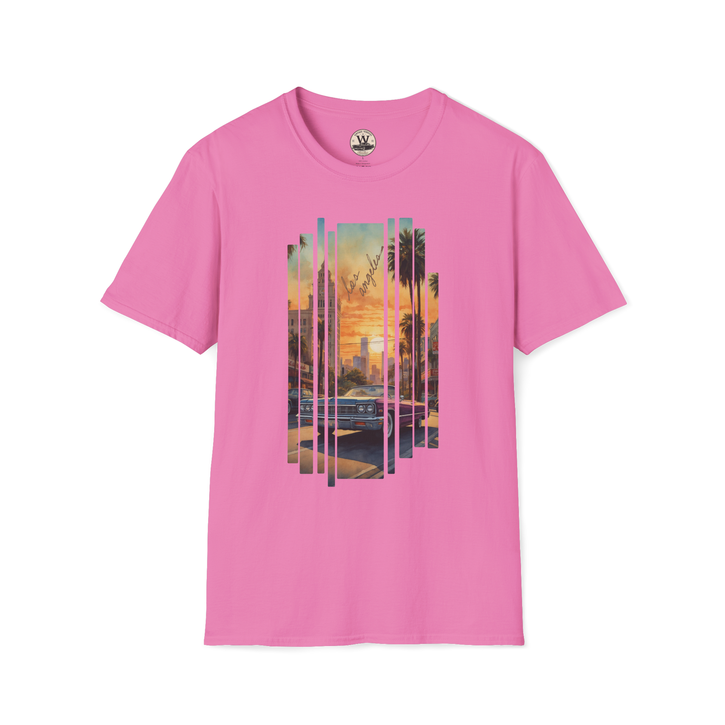 LA Sunset Vintage Car Tee