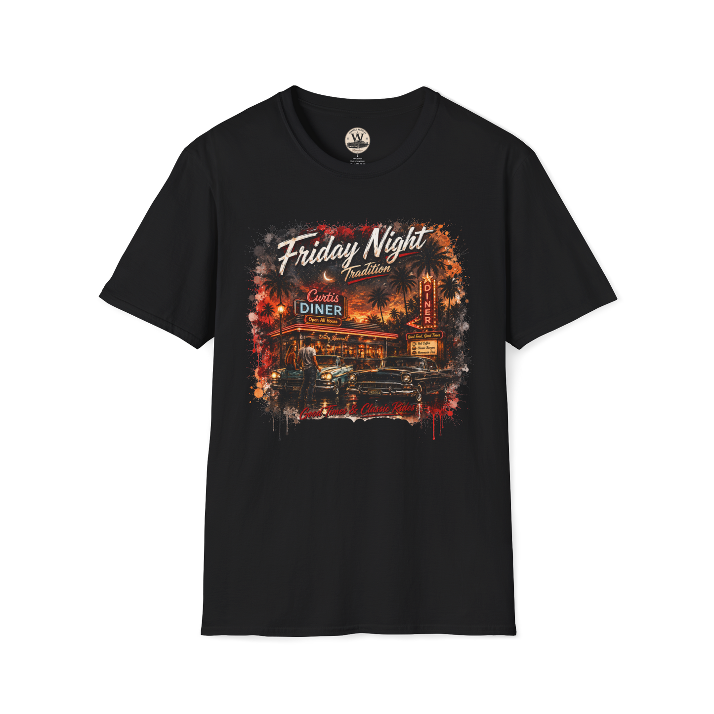Friday Night Tradition Vintage Car Tee