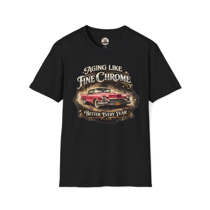 Aging Like Fine Chrome – Classic Car Tee