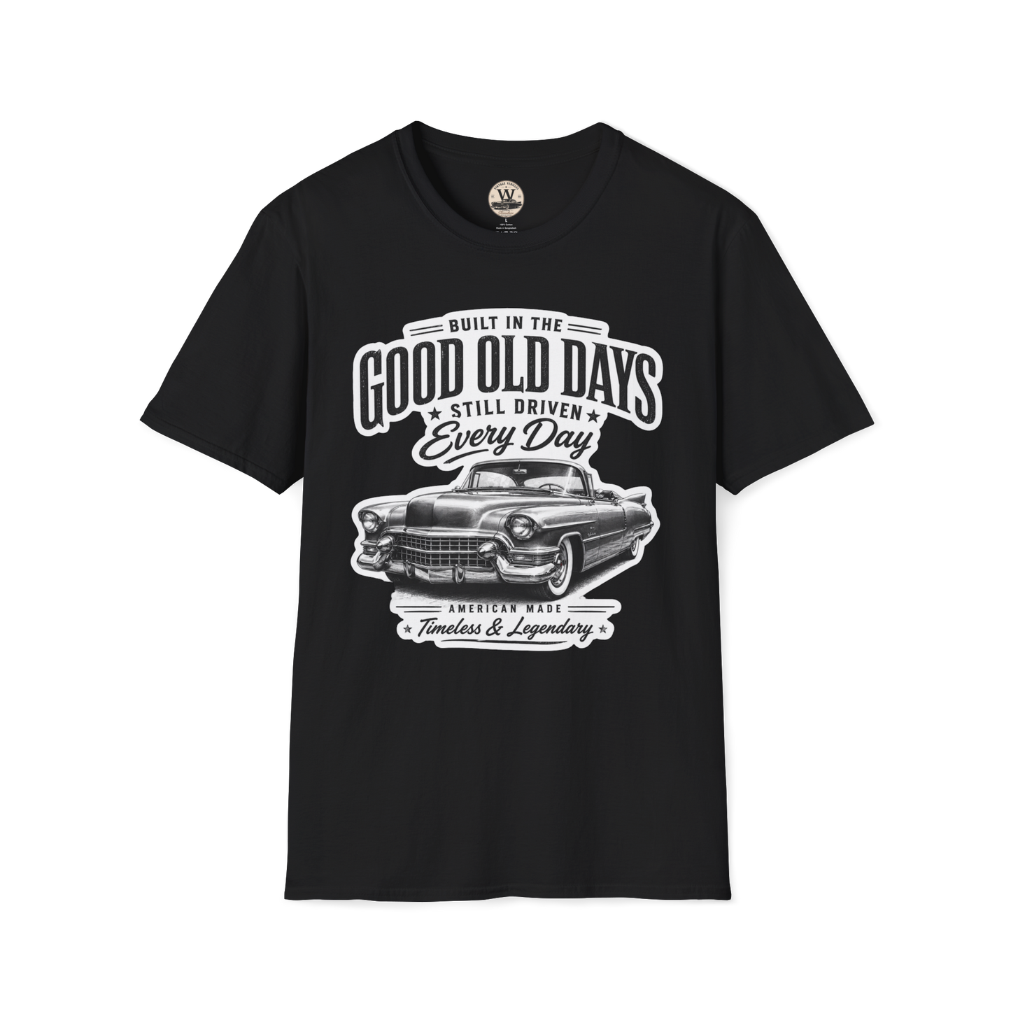 Built In The Good Old Days – Classic Car Tee