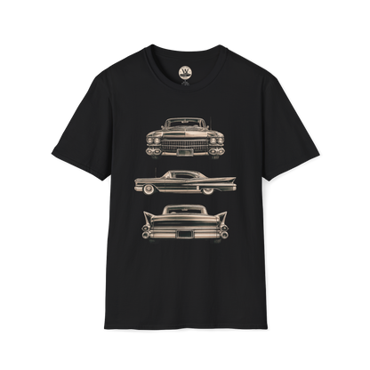 Classic American Car Three-View Graphic Tee