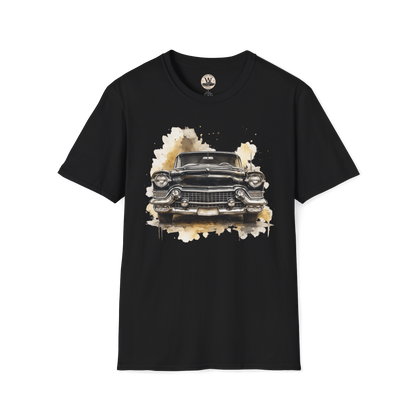 Vintage American Car Watercolor Graphic Tee