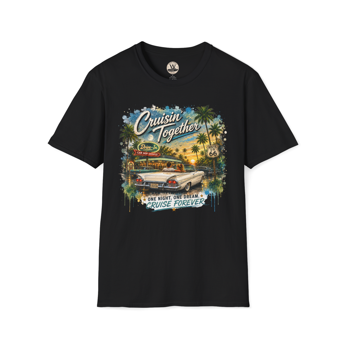 Cruisin' Together Vintage Convertible Tee