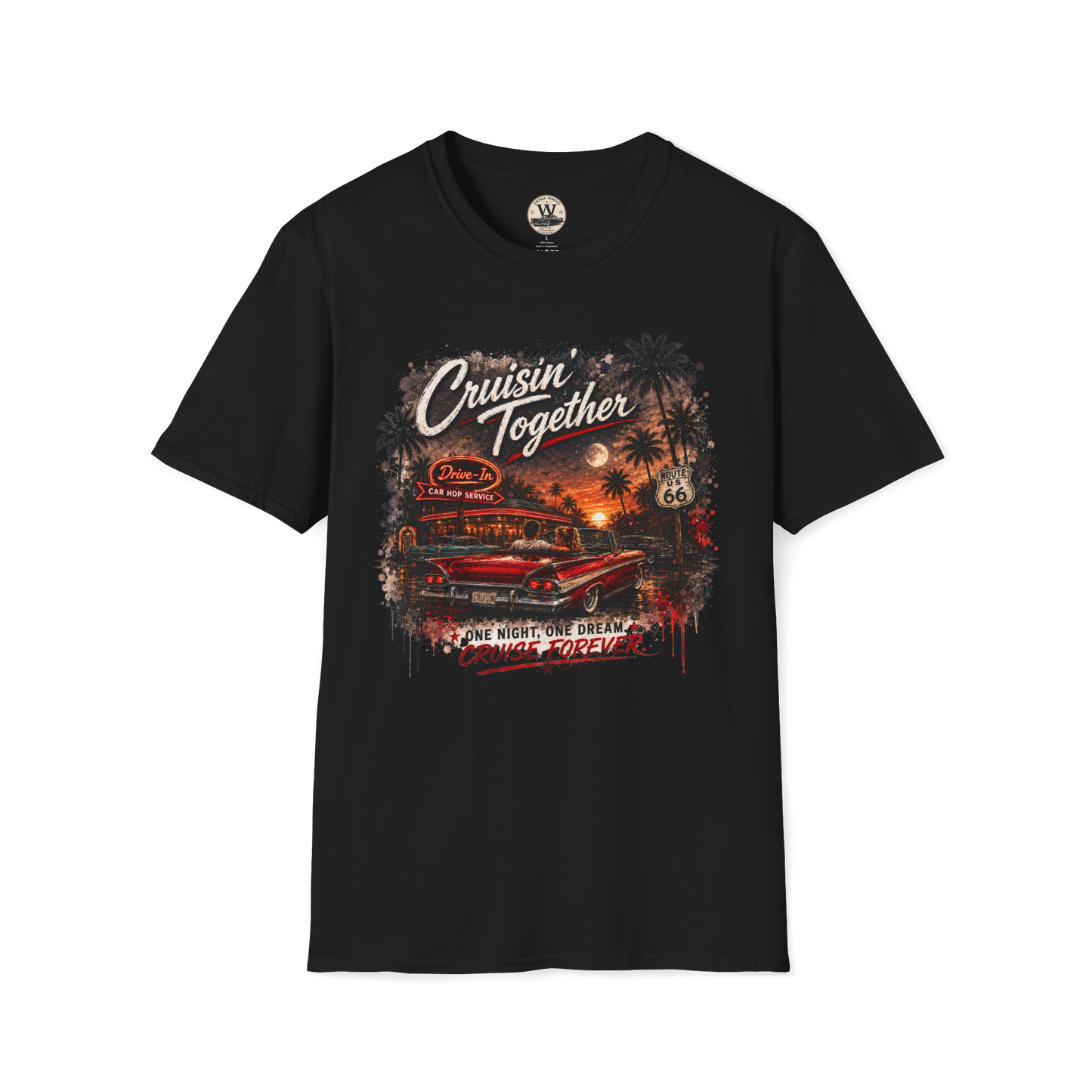 Cruisin' Together Red Convertible Tee