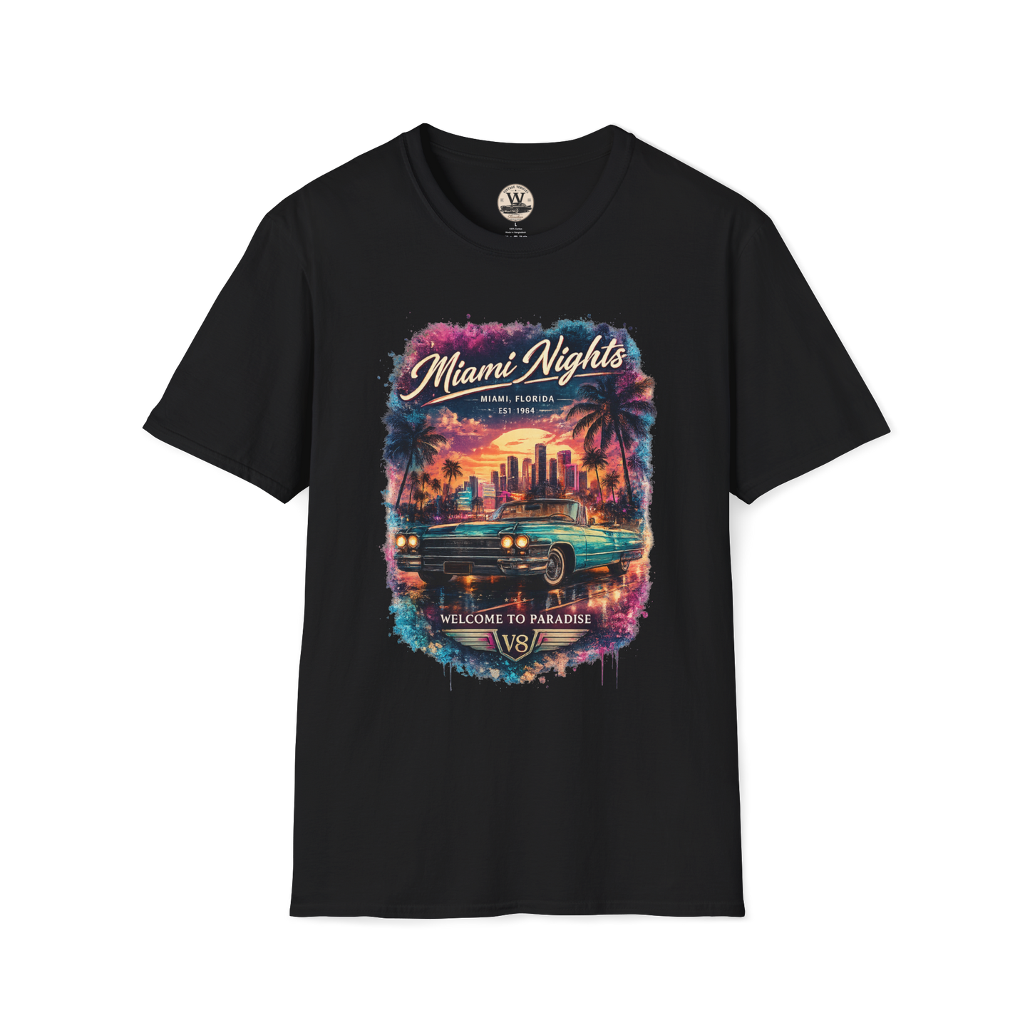 Miami Nights V8 Tee