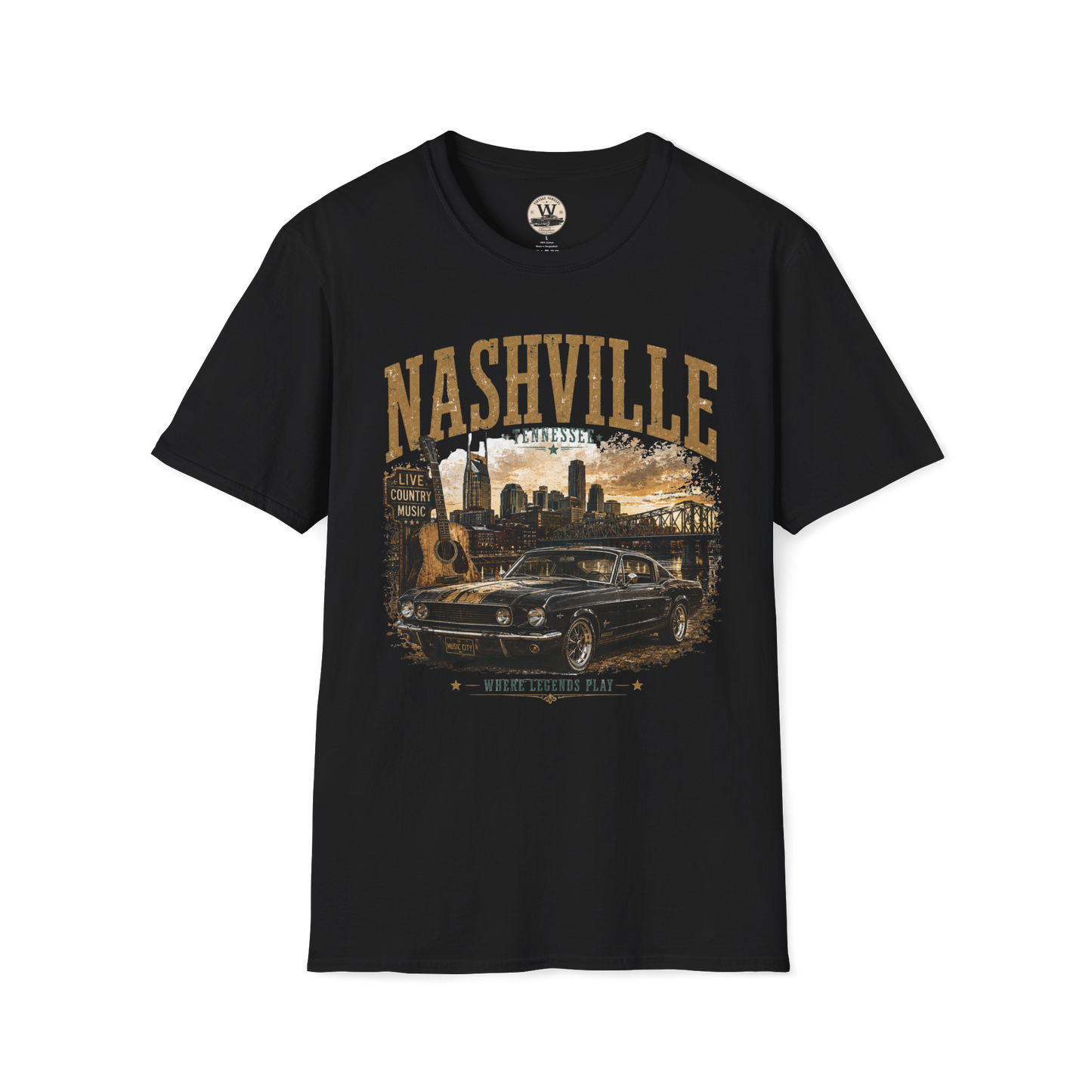 Nashville Classic Car Tee
