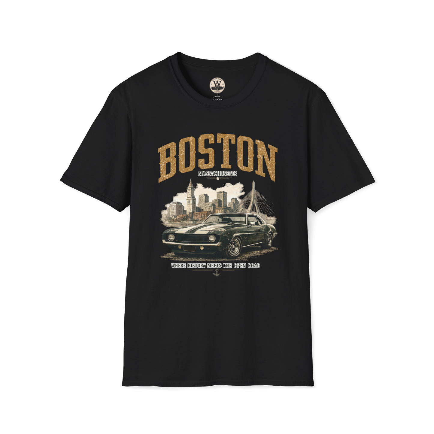 Boston Vintage Car Tee