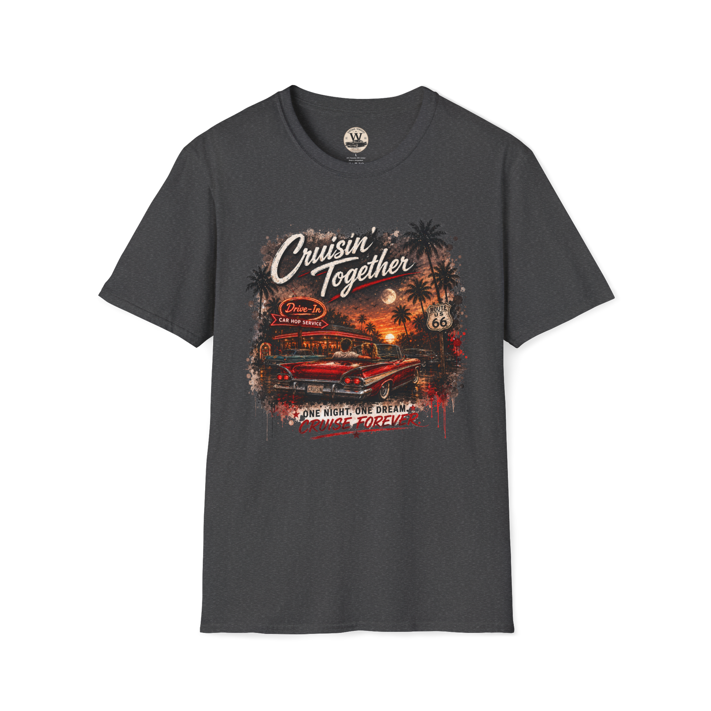 Cruisin' Together Red Convertible Tee